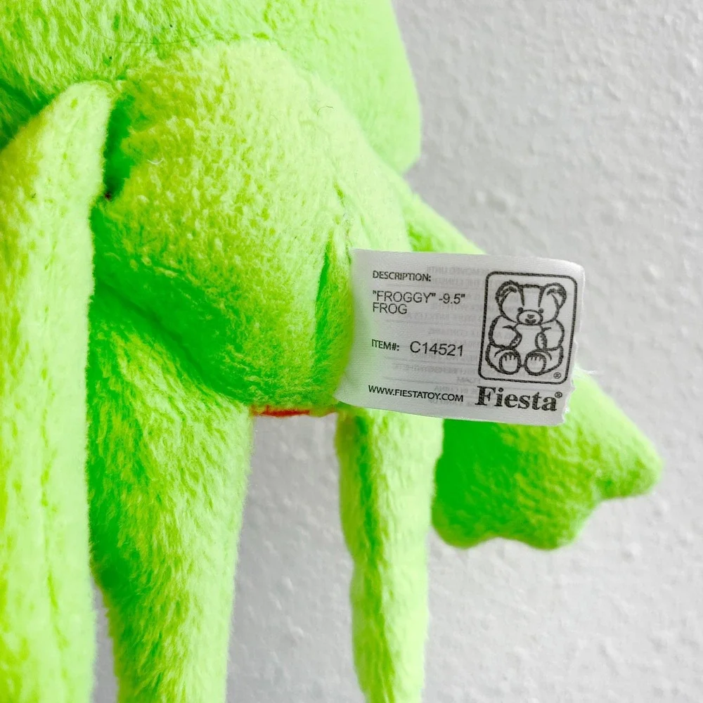 NWT FIESTA Toy Froggy Frog 9.5